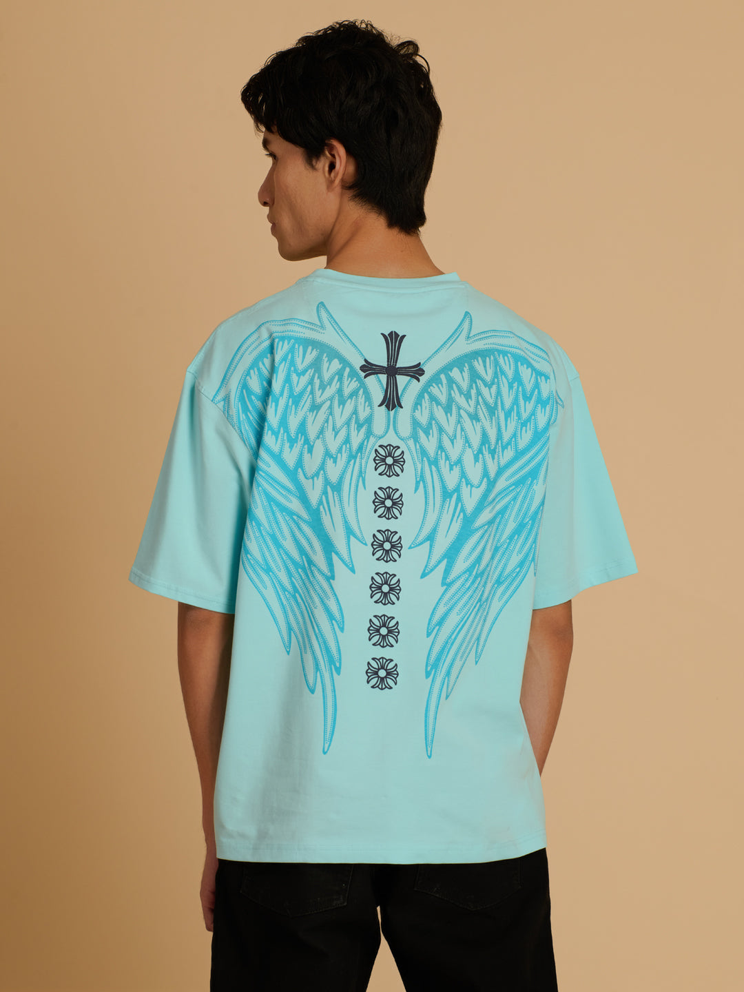 Albion Premium Cyan Aqua Mens T-Shirt