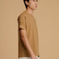Albion Premium Cyan L.Brown Mens T-Shirt