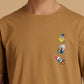 Albion Premium Cyan L.Brown Mens T-Shirt