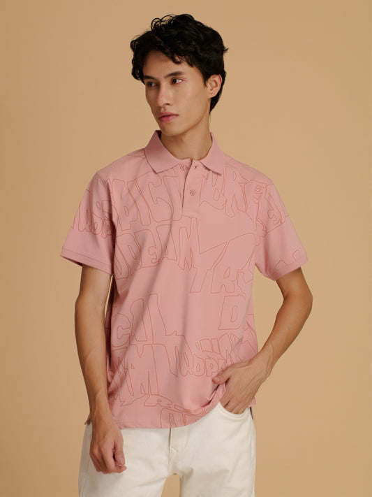 Albion Premium Cyan D.Pink Mens T-Shirt