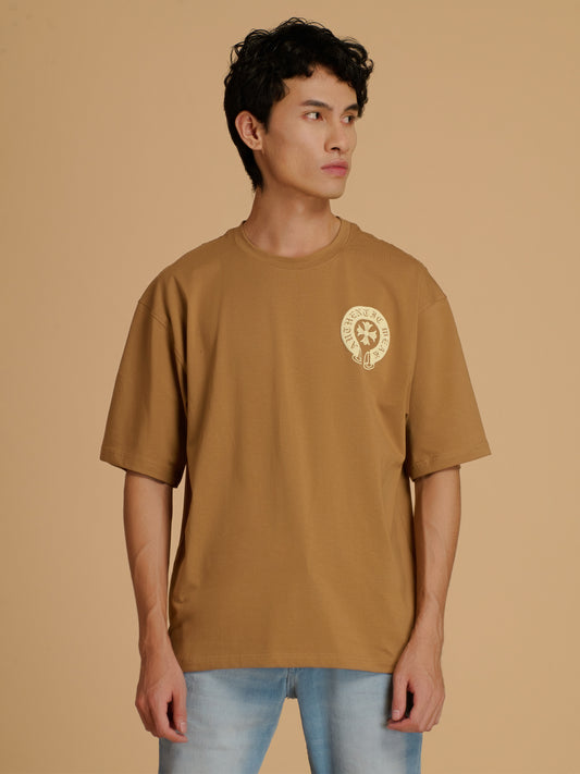 Albion Premium Cyan D.Brown Mens T-Shirt