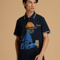 Albion Premium Cyan Navy Mens T-Shirt