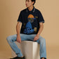 Albion Premium Cyan Navy Mens T-Shirt