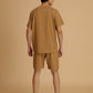 Albion Premium Boys Matching Cord Set | Short Sleeve Top + Shorts | Daily Wear