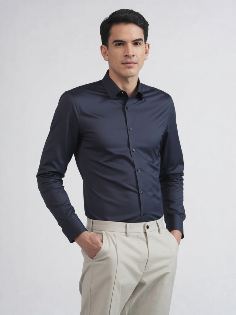 Albion Mast & Harbour Casual Shirt — Casual, good for daily wear Dark slate blue