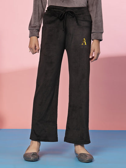 Girls Solid Cotton Trackpant | Comfortable Daily Wear