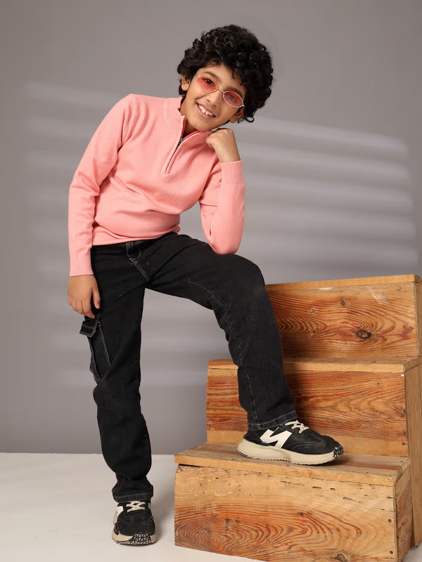 Albion By CnM Kids Boys PINK PULLOVER