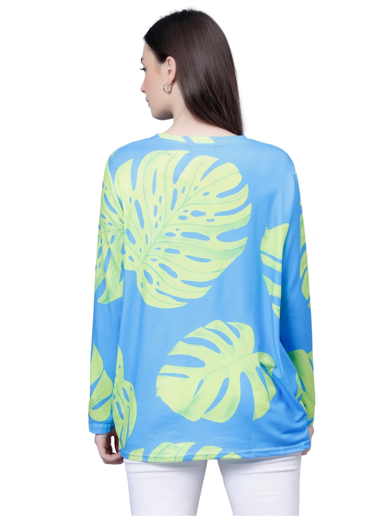 Ladies Winter Upper – Warm & Cozy Woolen Top for Women_blue