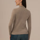 Albion Women’s Soft Woollen Sweater – Cozy Winter Wear – Beige