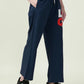 Albion Premium Ladies Cyan Navy Lowers Stylish Comfortable Track Pants