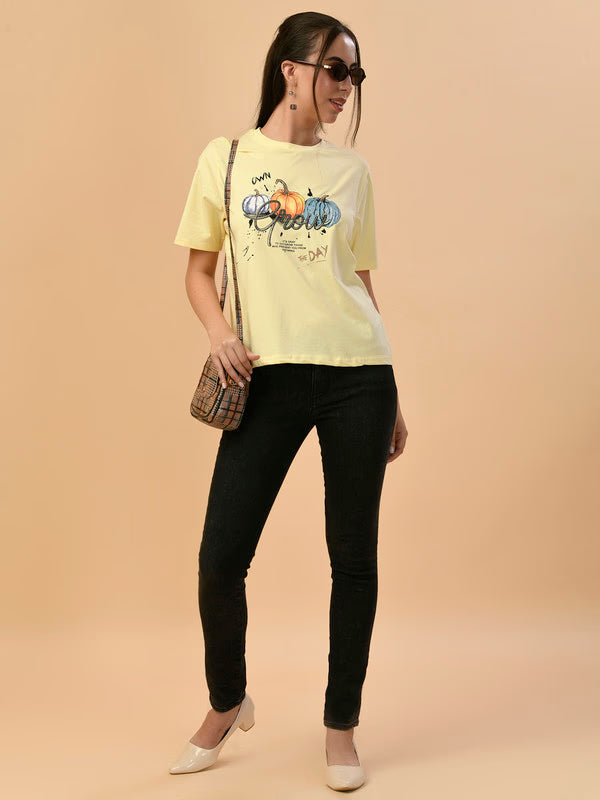 Albion Premium Ladies Lemon Regular T-Shirt