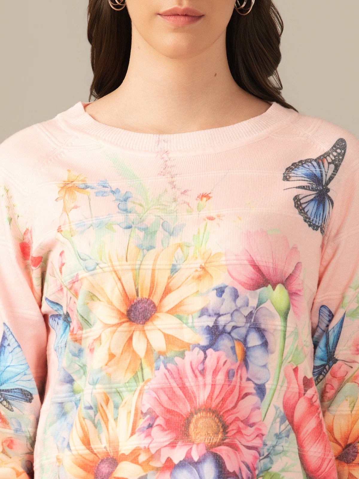 Damen Wool Sweatshirt – Cozy & Stylish Peach