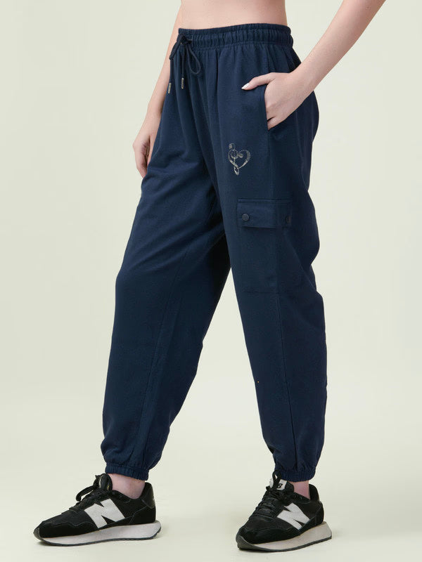 Albion Premium Ladies Cyan Lower Navy Lowers Jogger