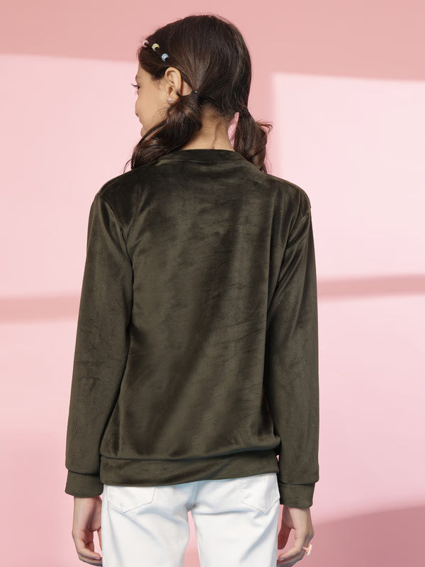 Girls Full Sleeve Sweater | Comfortable & Trendy