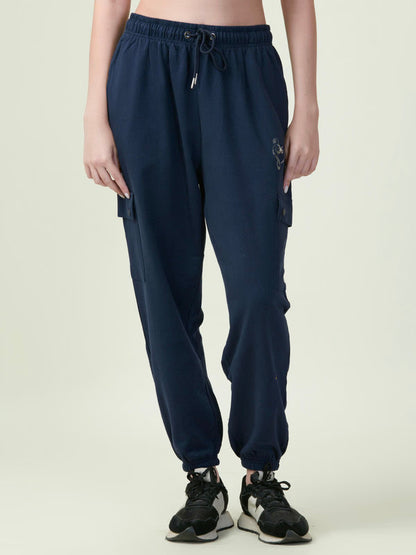 Albion Premium Ladies Cyan Lower Navy Lowers Jogger