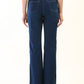 Albion Women Superior Dark Blue Bootcut Jeans