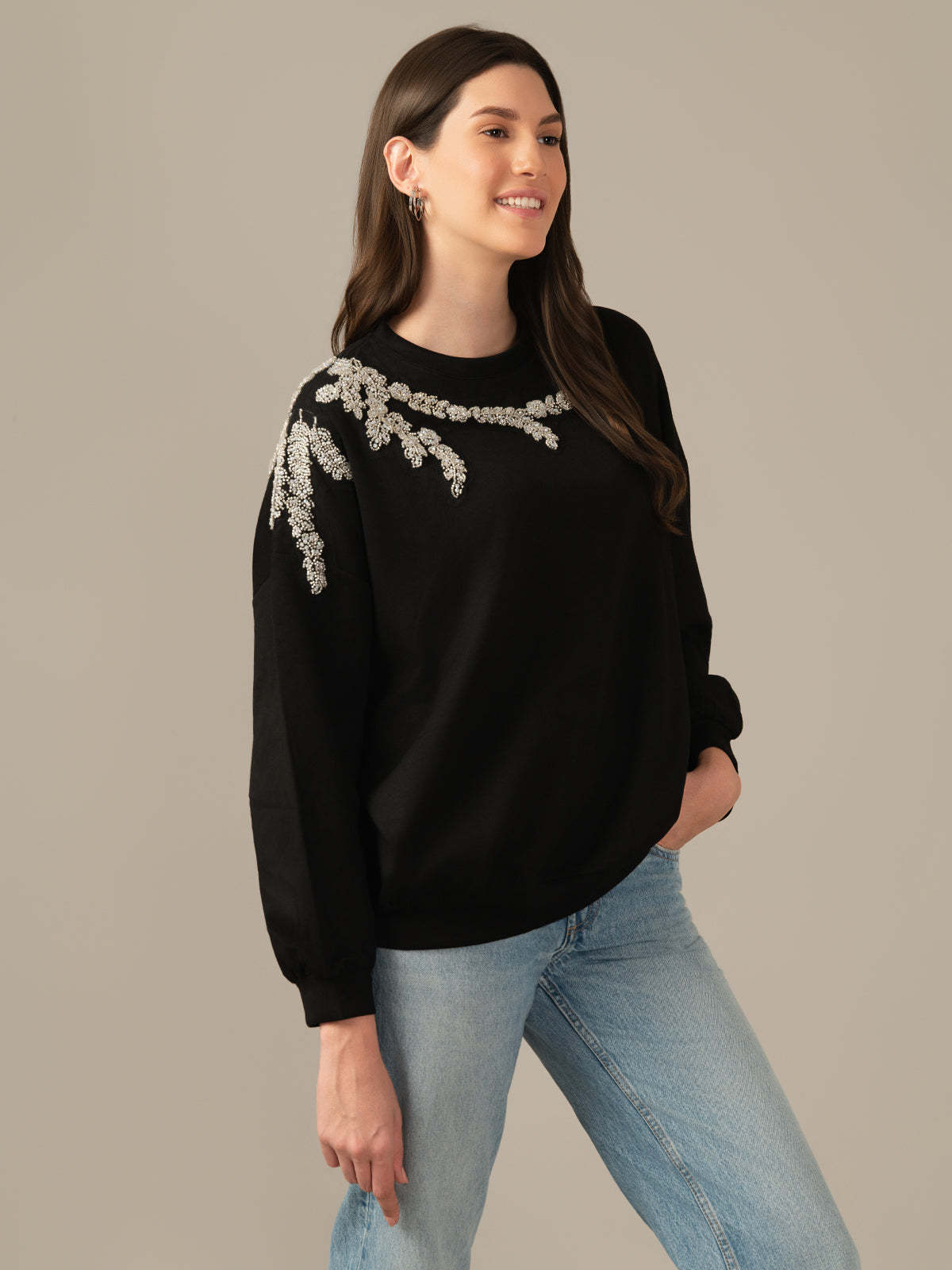 WOMEN STYLISH SWEATSHIRT  TOP