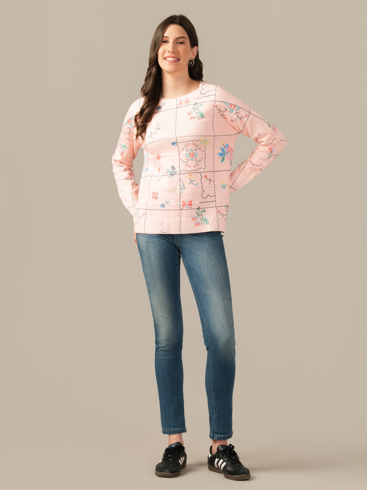 Albion Premium Girls & Women Classic Sweatshirt Coral