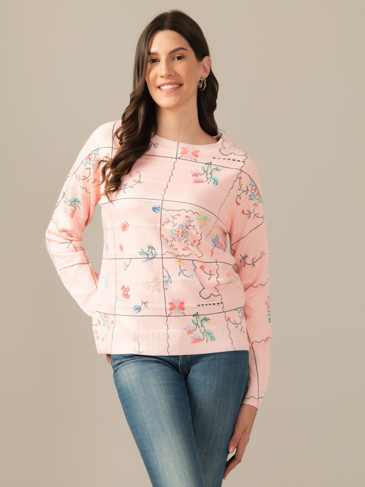 Albion Premium Girls & Women Classic Sweatshirt Coral