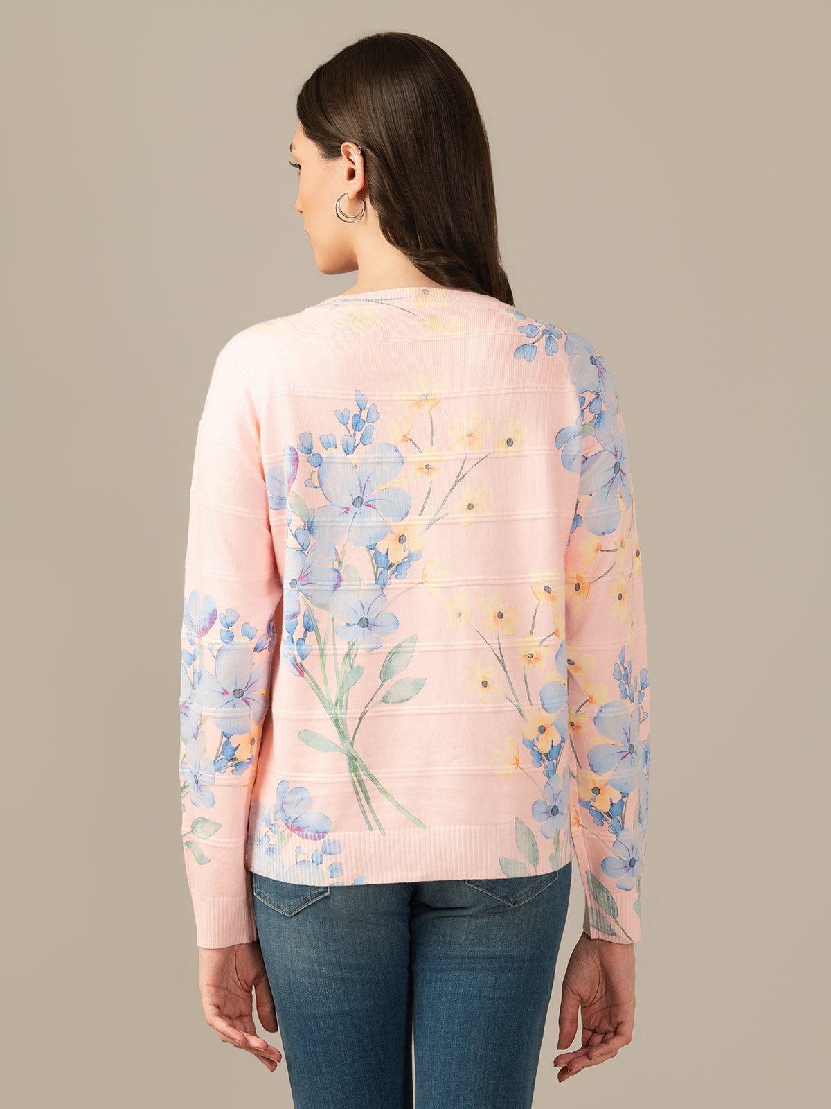 Albion Premium Girls & Women Classic Sweatshirt Peach