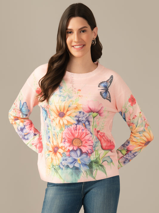 WOMEN TRENDY WOOLEN TOP