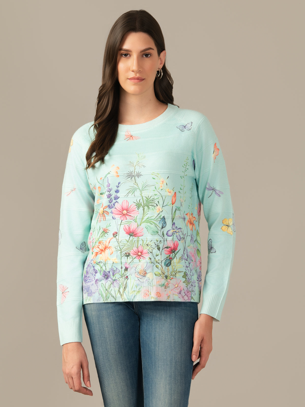Albion Premium Girls & Women Classic Aqua Sweatshirt