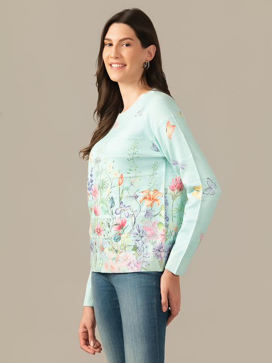 Albion Premium Girls & Women Classic Aqua Sweatshirt