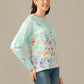 Albion Premium Girls & Women Classic Aqua Sweatshirt