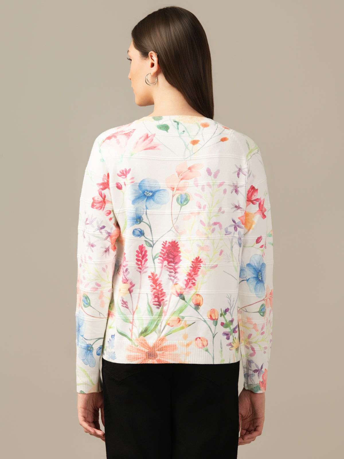 Muskan Albion Women & Girls Premium Cream Stretch Sweatshirt – Cozy & Stylish