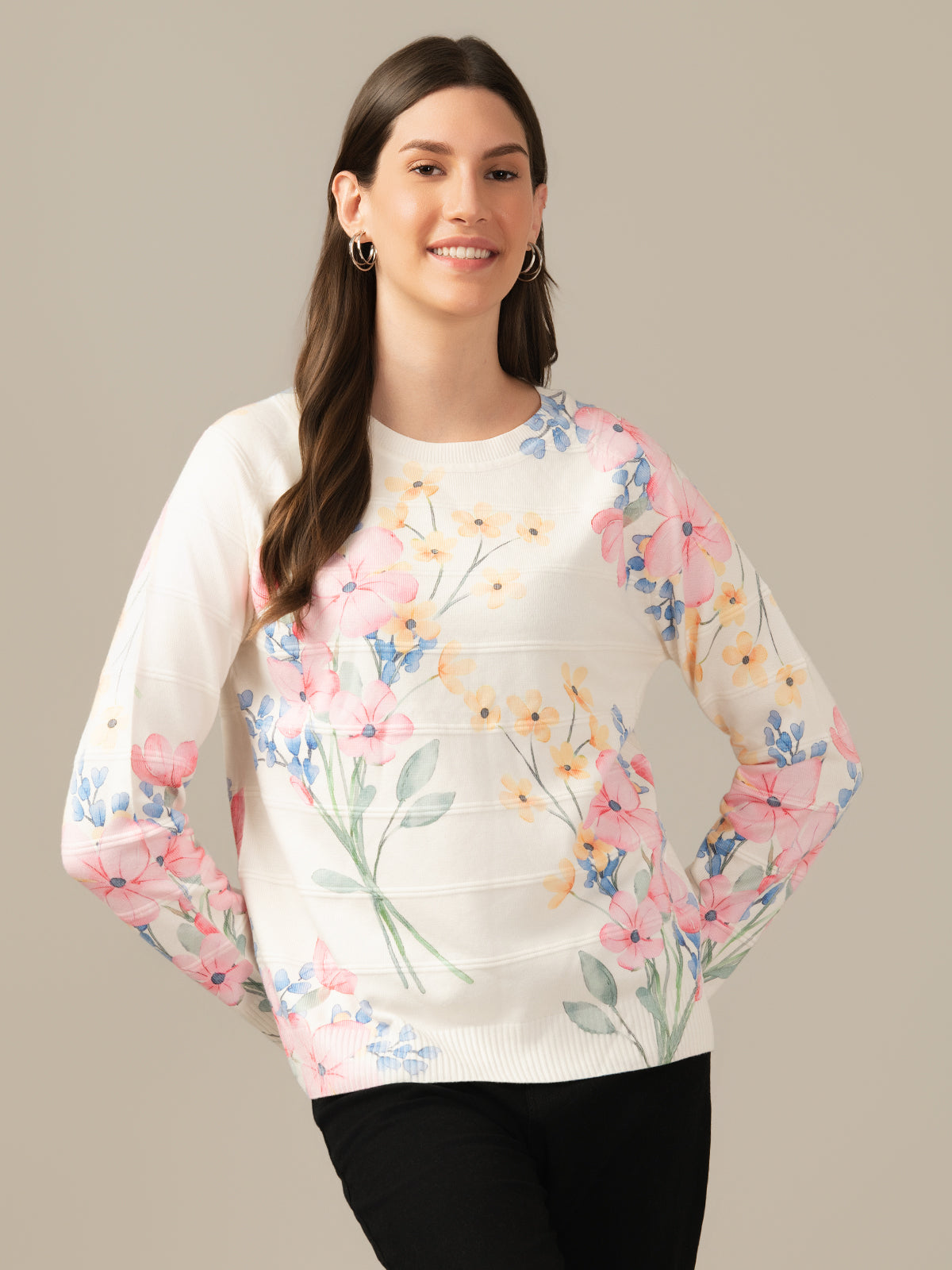 Women’s Wool Fleece Sweatshirt – Ultra Soft Multicolour