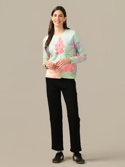 Albion Premium Girls & Women Green Classic Cardigan – Cozy & Chic Layering Top