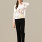 WOMEN STYLISH CARDIGAN WHITE TOP