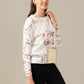 WOMEN STYLISH CARDIGAN WHITE TOP