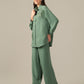 LADIES CHICAGO GREEN CORD-SET