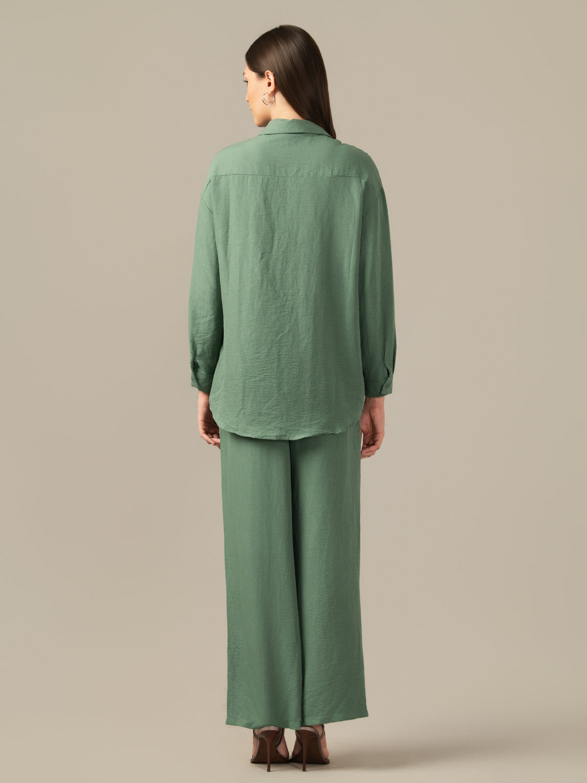 LADIES CHICAGO GREEN CORD-SET