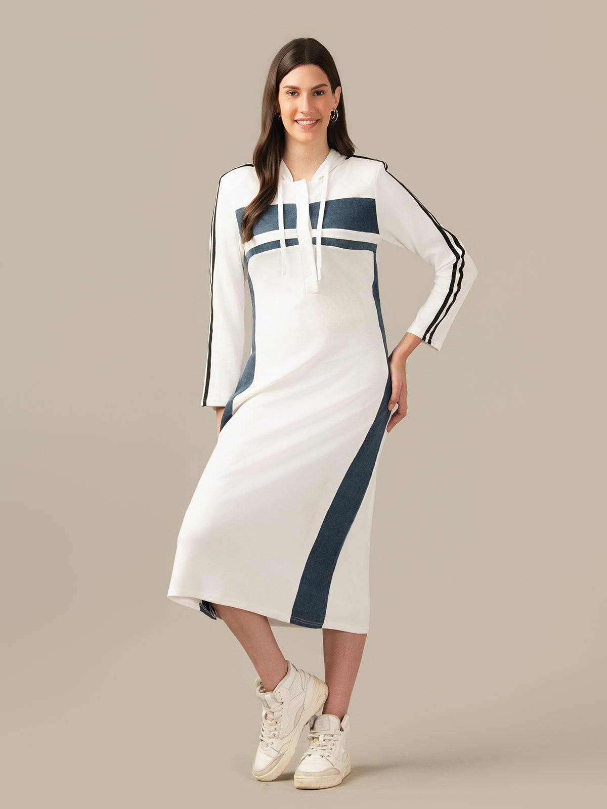 LADIES BODYCON WHITE DRESS