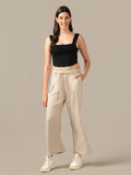 Women’s Athletic Trackpants – Sporty & Breathable BEIGE
