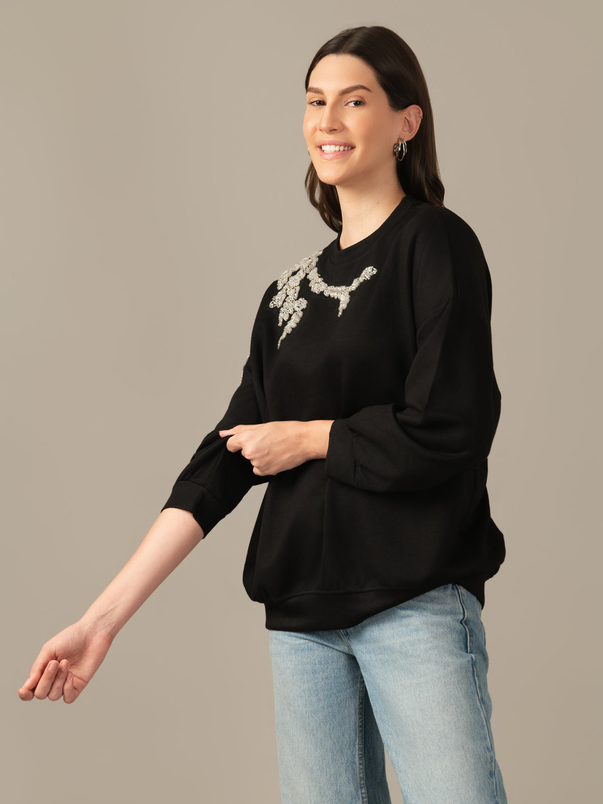 Muskan Albion Premium Quality,Comfortable Stretchable Sweatshirt Women & Girls
