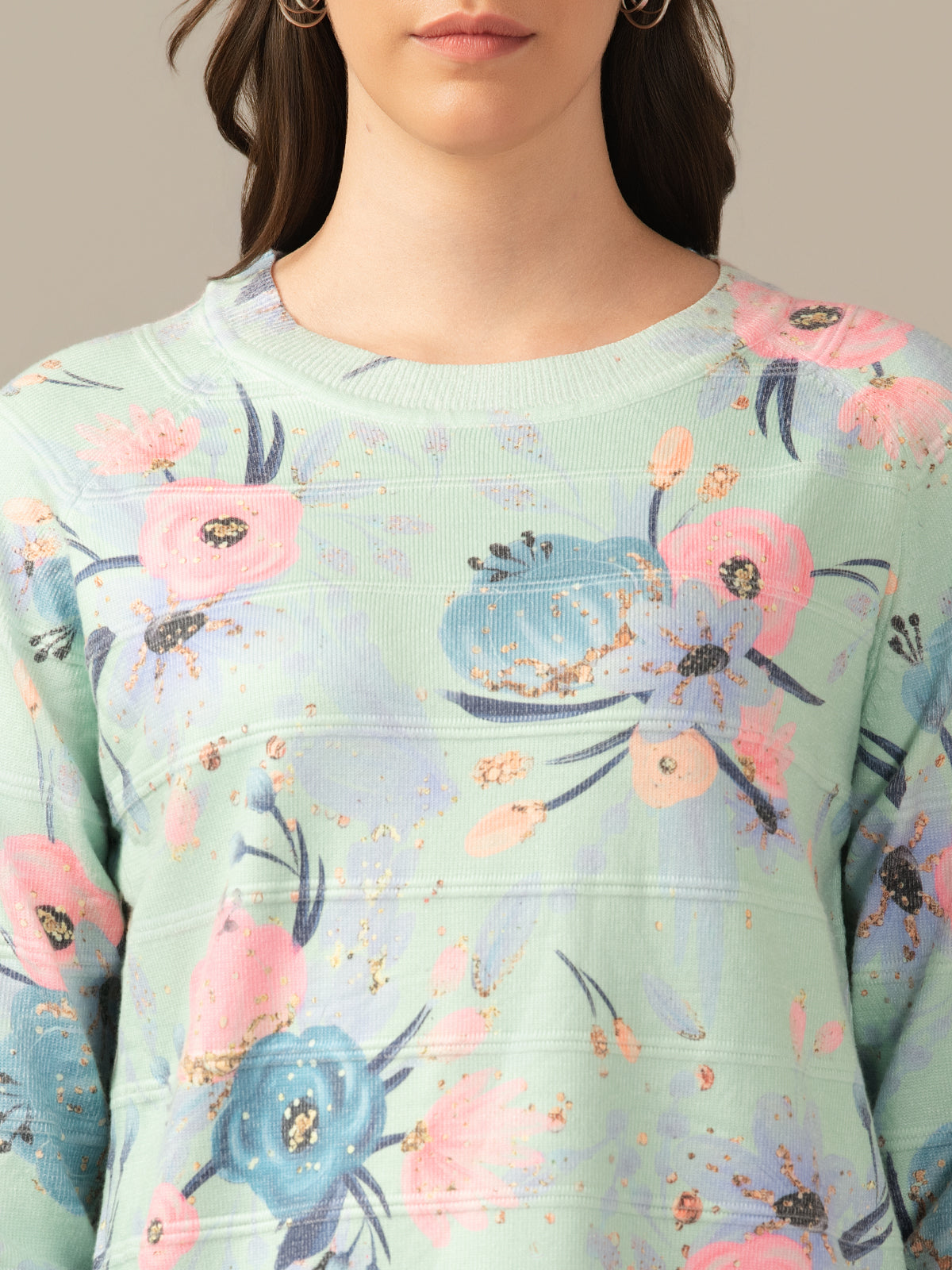 Albion Girls & Women Premium Mint Green Classic Sweatshirt – Comfortable & Stylish