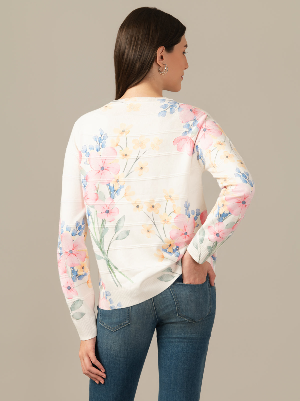 Women’s Wool Fleece Sweatshirt – Ultra Soft Cream