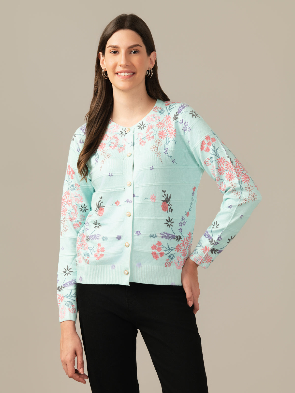 Albion Premium Girls & Women firozy Classic Cardigan – Cozy & Chic Layering Top