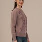 Albion Ladies Woollen Winter Sweater – Cozy & Comfortable – Purple