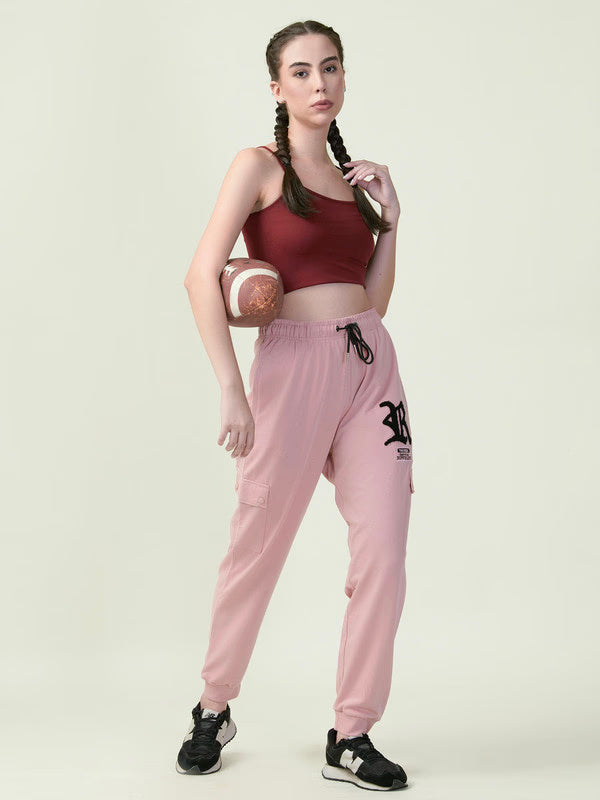Albion Premium Women Cyan Cotton Joggers