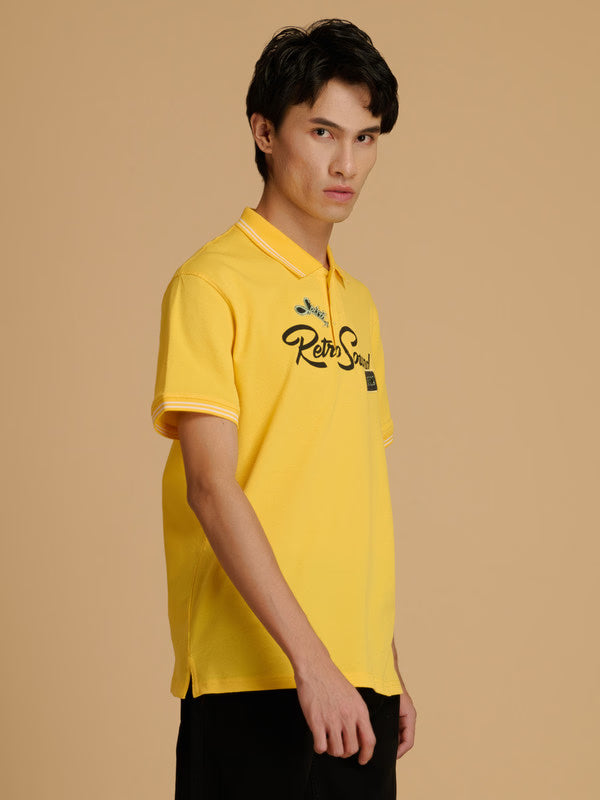 Albion Men Solid Cotton Regular Fit T Shirt Casual Wear