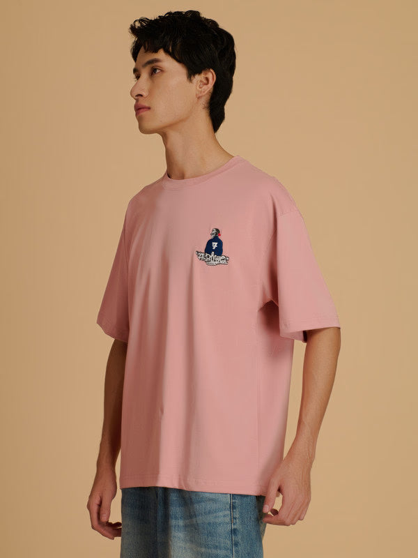 Albion Men’s Solid Color Round Neck T-Shirt Smart Casual Wear