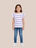 Albion Girls Printed Cotton T-Shirt – Casual Everyday Kids Top