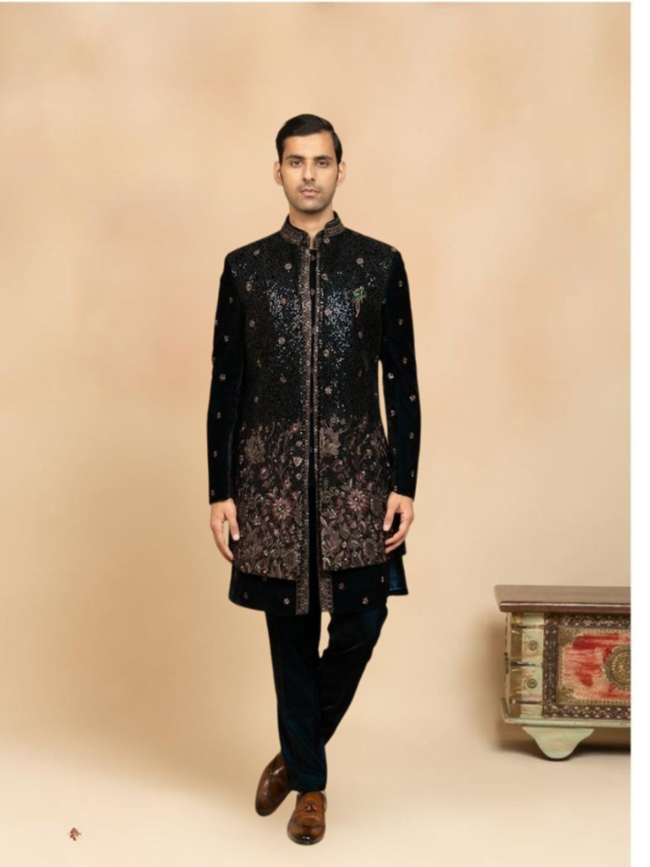 ALBION Premium Men’s Indo Western Ethnic Suit-B8