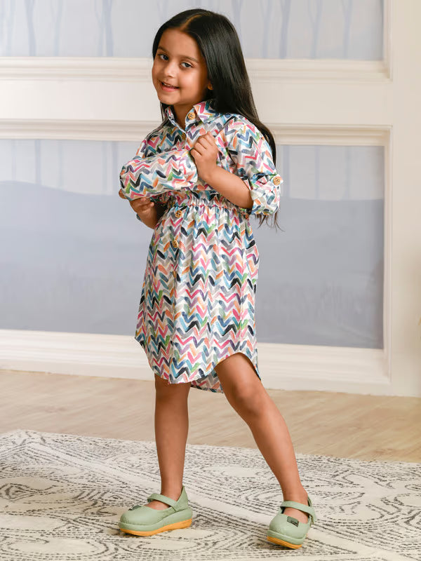 Albion Premium Girls Innocence Multy Frock