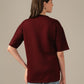 Women’s Casual Ribbed Tunic Top– Stretchy, Comfortable Knit Top for Daily Wear