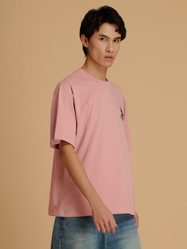 Albion Men’s Solid Color Round Neck T-Shirt Smart Casual Wear